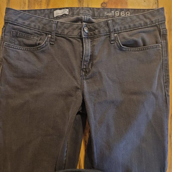 Gap 1969 Women's Size 29 Always Skinny Jeans Regular Length Washed Black Style 9 - Picture 2 of 7